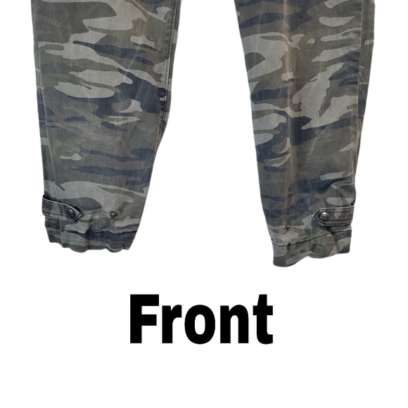 EXPRESS washed camo jeans, ankle high, good condition. - Picture 3 of 7